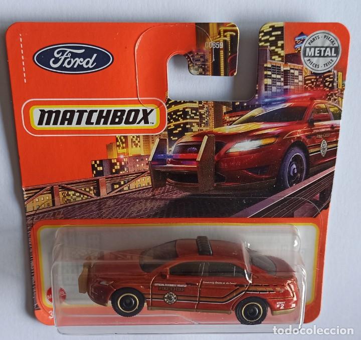 Coches a escala Matchbox: MATCHBOX FORD POLICE INTERCEPTOR. 81/100 - Foto 2