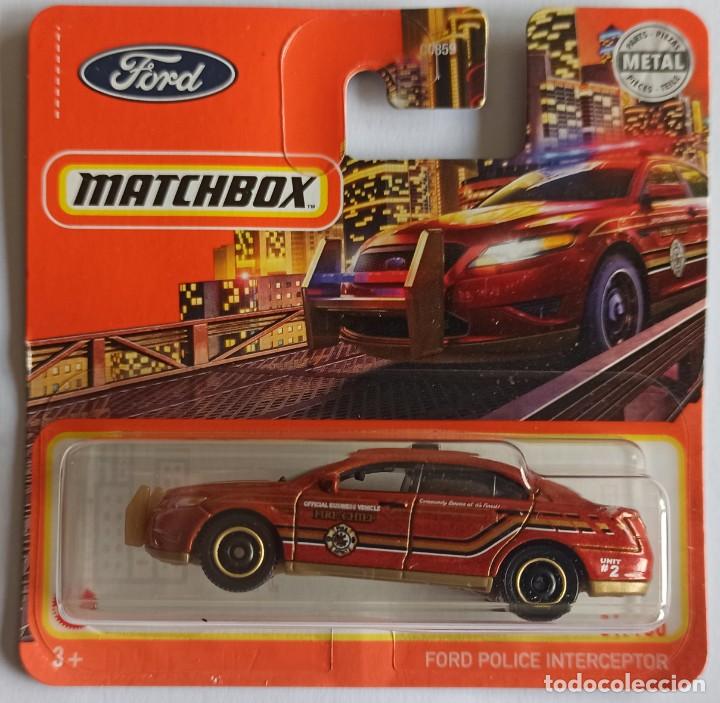 Coches a escala Matchbox: MATCHBOX FORD POLICE INTERCEPTOR. 81/100 - Foto 1