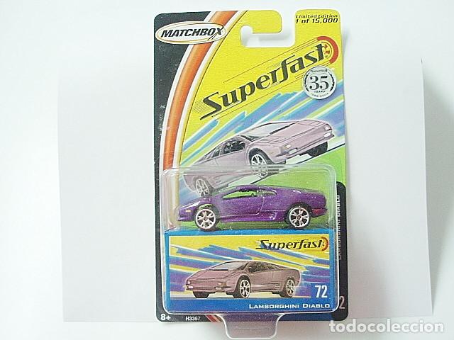 Coches a escala Matchbox: MATCHBOX SUPERFAST 35TH 72 LAMBORGHINI DIABLO - Foto 1