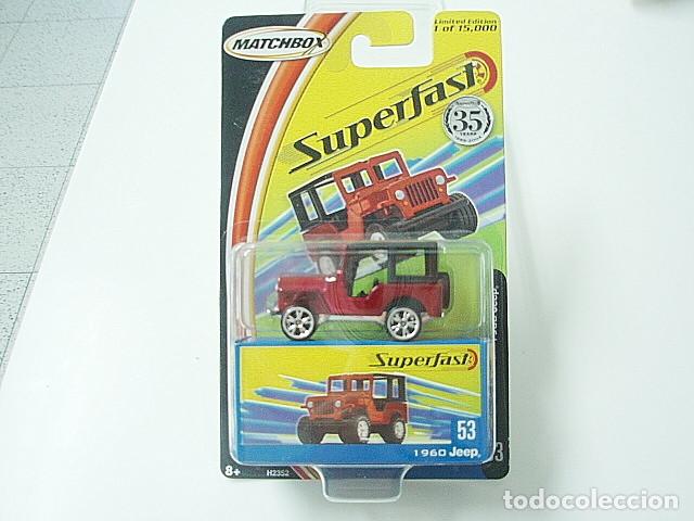 Coches a escala Matchbox: MATCHBOX SUPERFAST 35TH 53 1960 JEEP - Foto 1