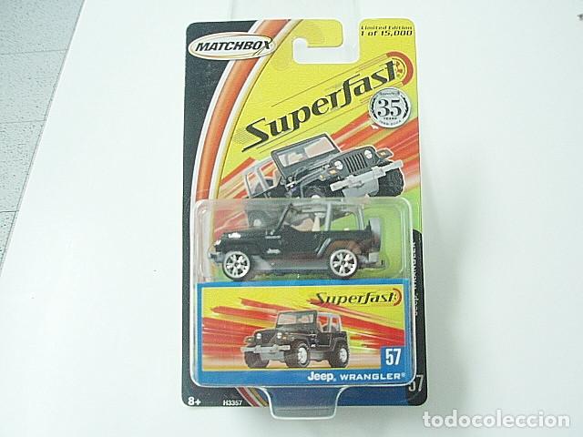Coches a escala Matchbox: MATCHBOX SUPERFAST 35TH 57 JEEP WRANGLER - Foto 1