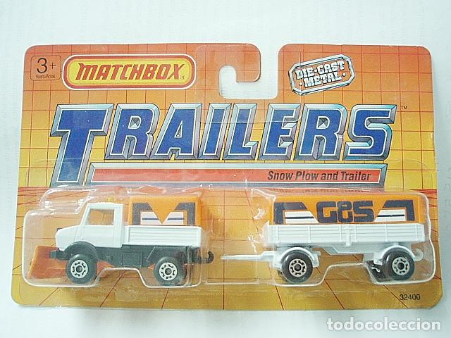 Coches a escala Matchbox: MATCHBOX TRAILERS TWIN PACKS TP112 A 4 TP-112 - Foto 1
