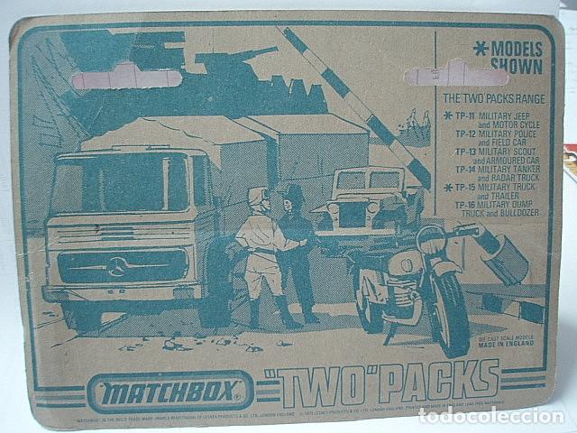 Coches a escala Matchbox: MATCHBOX TWO PACKS TP13 A 2 TP-13 - Foto 4