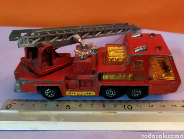 Coches a escala Matchbox: Cami&oacute;n Fire Dpt. MATCHBOX 1972 - Foto 6