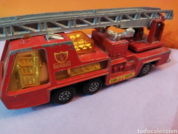 Coches a escala Matchbox: Cami&oacute;n Fire Dpt. MATCHBOX 1972 - Foto 5