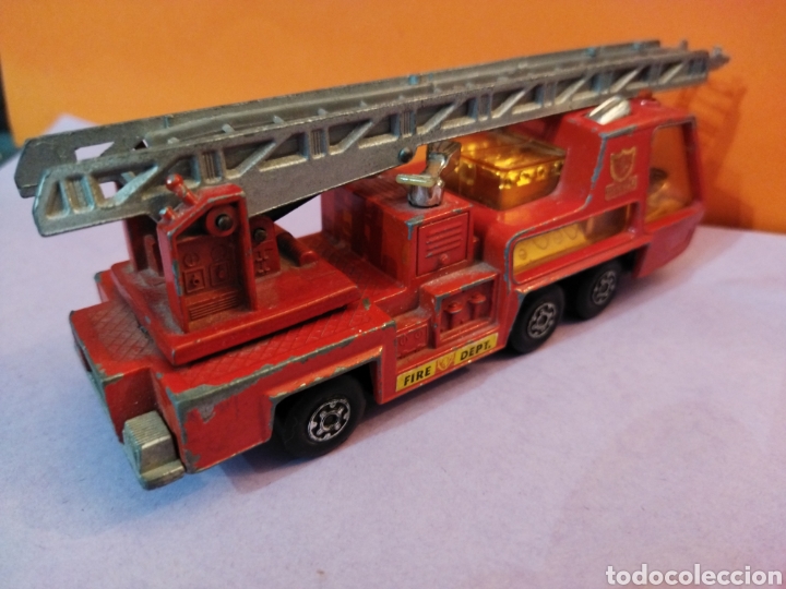 Coches a escala Matchbox: Cami&oacute;n Fire Dpt. MATCHBOX 1972 - Foto 7
