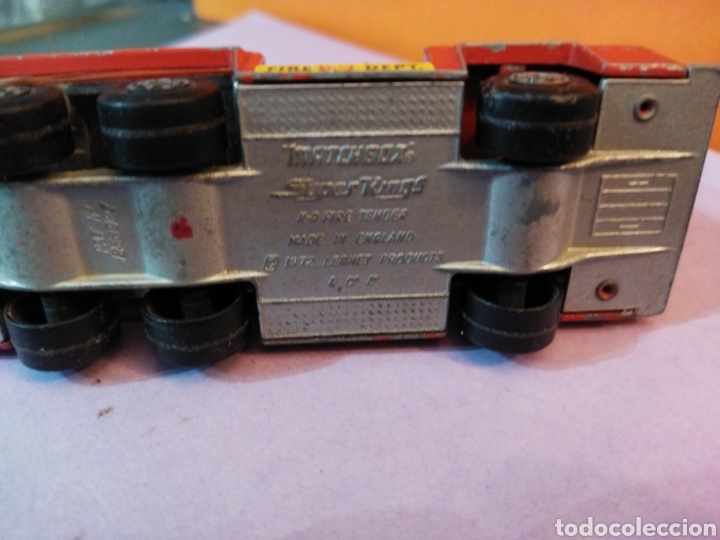Coches a escala Matchbox: Cami&oacute;n Fire Dpt. MATCHBOX 1972 - Foto 8