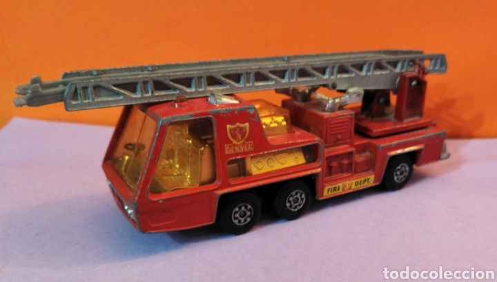 Coches a escala Matchbox: Cami&oacute;n Fire Dpt. MATCHBOX 1972 - Foto 1