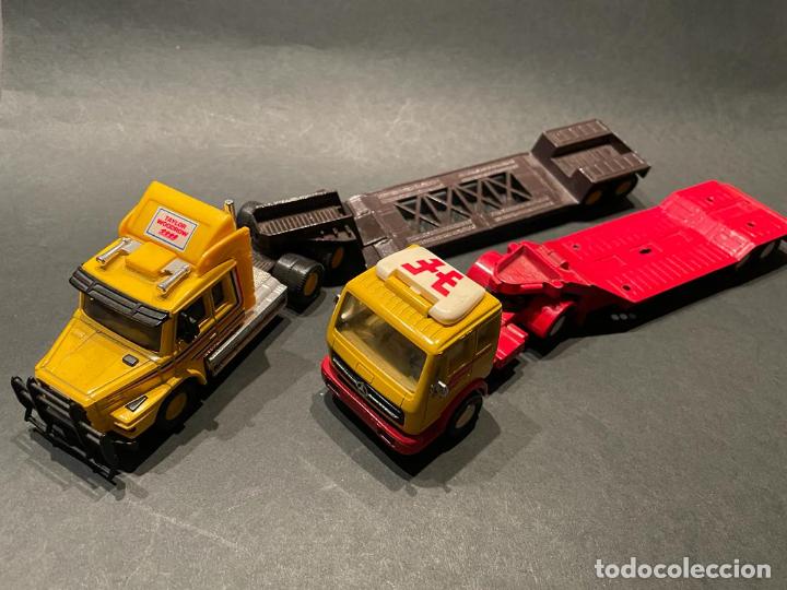 Coches a escala Matchbox: LOTE DE 2CAMIONES CON REMOLQUE - MARCA MATCHBOX - Foto 1