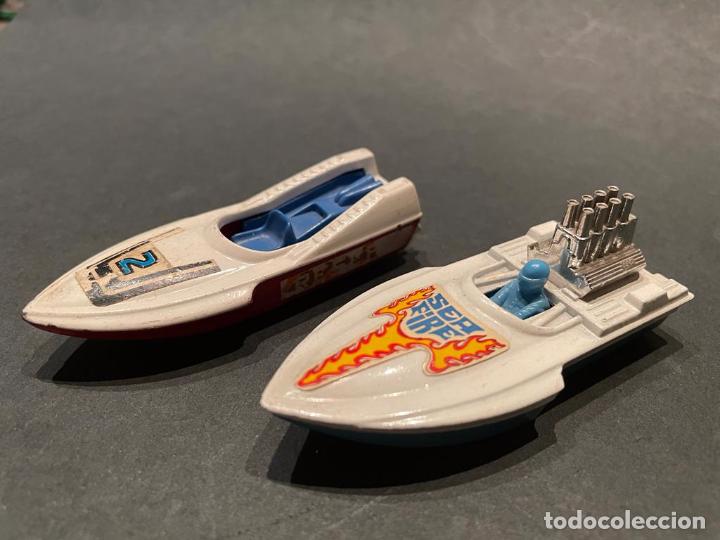 Coches a escala Matchbox: LOTE DE 3 BARCAS Y 1 HOVERCRAFT (MARCA MATCHBOX Y GUISVAL) - Foto 2