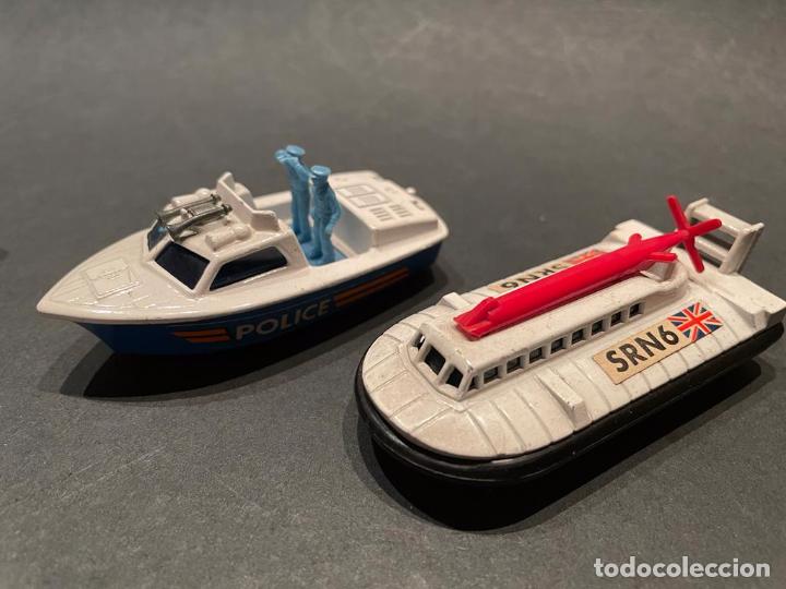 Coches a escala Matchbox: LOTE DE 3 BARCAS Y 1 HOVERCRAFT (MARCA MATCHBOX Y GUISVAL) - Foto 3