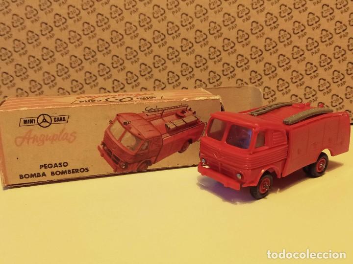 Coches a escala Matchbox: Anguplas minicars PEGASO BOMBA BOMBEROS - Foto 1
