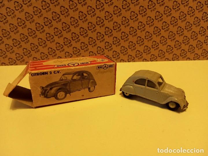 Coches a escala Matchbox: Anguplas minicars CITROEN 2 CV BEIG - Foto 1