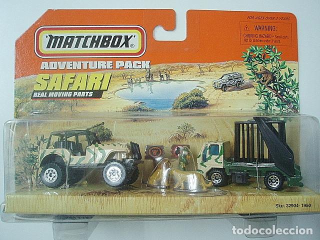 Coches a escala Matchbox: MATCHBOX ADVENTURE PACK SAFARI REF. 32904 - Foto 1