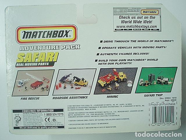 Matchbox Animal Rescue Combo Pack Vehicles Playset con 2 vehículos de