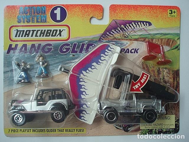 Coches a escala Matchbox: MATCHBOX ACTION SYSTEM 1 HANG GLIDER PACK REF. 50711-1 - Foto 1