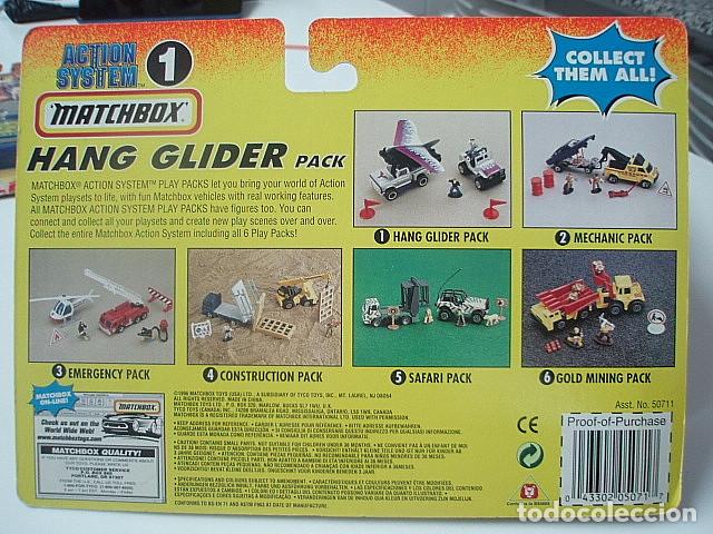 Coches a escala Matchbox: MATCHBOX ACTION SYSTEM 1 HANG GLIDER PACK REF. 50711-1 - Foto 5
