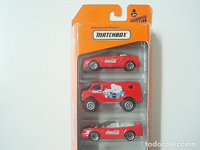 Coches a escala Matchbox: MATCHBOX COCA-COLA 5 PACK DEL 1999 - Foto 2
