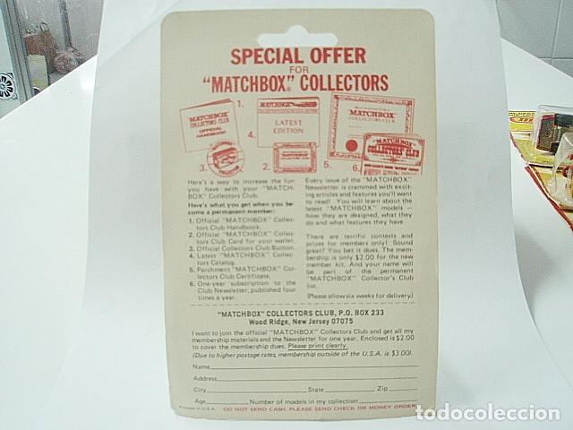 Coches a escala Matchbox: MATCHBOX SF MI725 25 FLAT CAR WITH CONTAINER A 021 - Foto 3