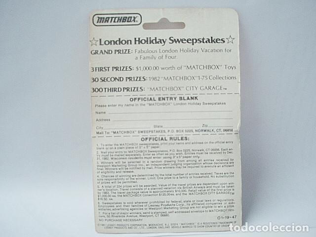 Coches a escala Matchbox: MATCHBOX SF MB038 38 FORD MODEL A VAN A 054 - Foto 3