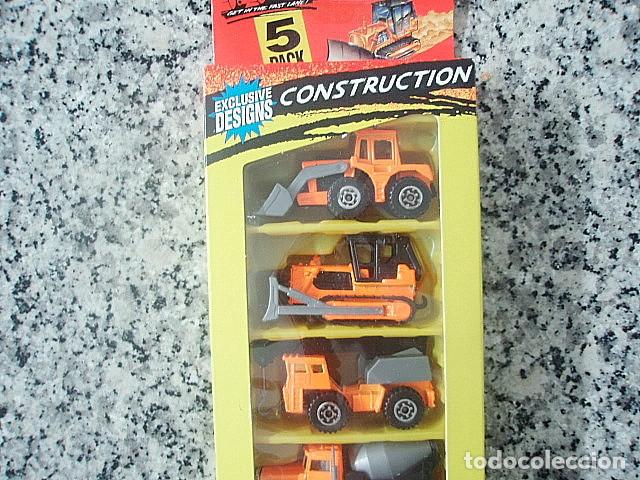 Coches a escala Matchbox: MATCHBOX CONSTRUCTION 5 PACK DEL 1996 - Foto 2