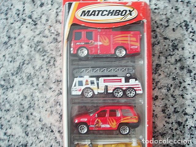 Coches a escala Matchbox: MATCHBOX FIRE DRENCHERS 5 PACK DEL 2000 - Foto 2