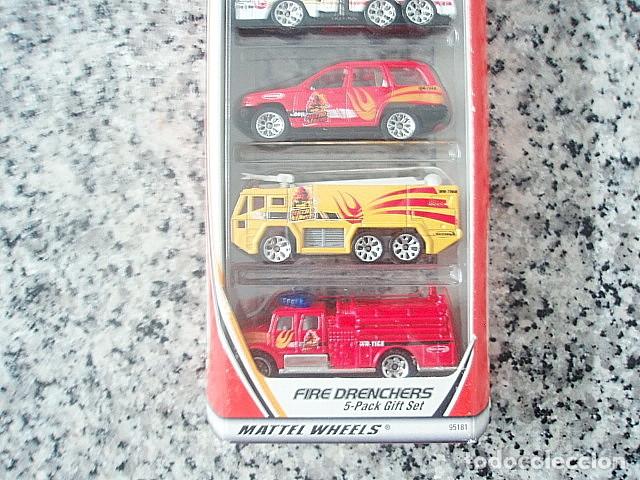 Coches a escala Matchbox: MATCHBOX FIRE DRENCHERS 5 PACK DEL 2000 - Foto 3