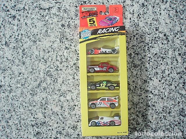 Coches a escala Matchbox: MATCHBOX RACING 5 PACK DEL 1996 - Foto 1