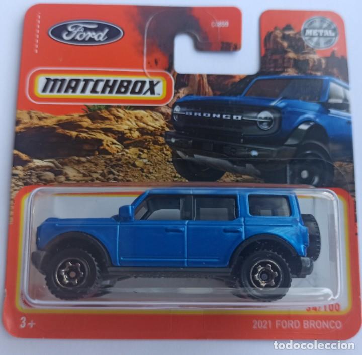 Coches a escala Matchbox: MATCHBOX 2021 FORD BRONCO. 34/100 - Foto 1