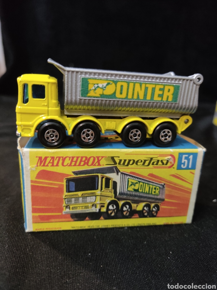 Coches a escala Matchbox: Matchbox n&deg;51 Bwheel tipper pointer, con caja - Foto 1