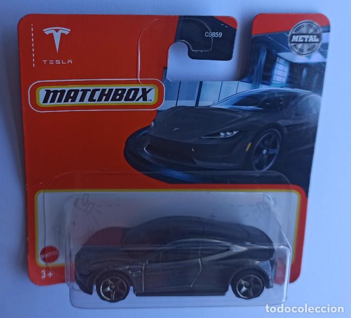 Coches a escala Matchbox: MATCHBOX TESLA ROADSTER. 75/100 - Foto 2