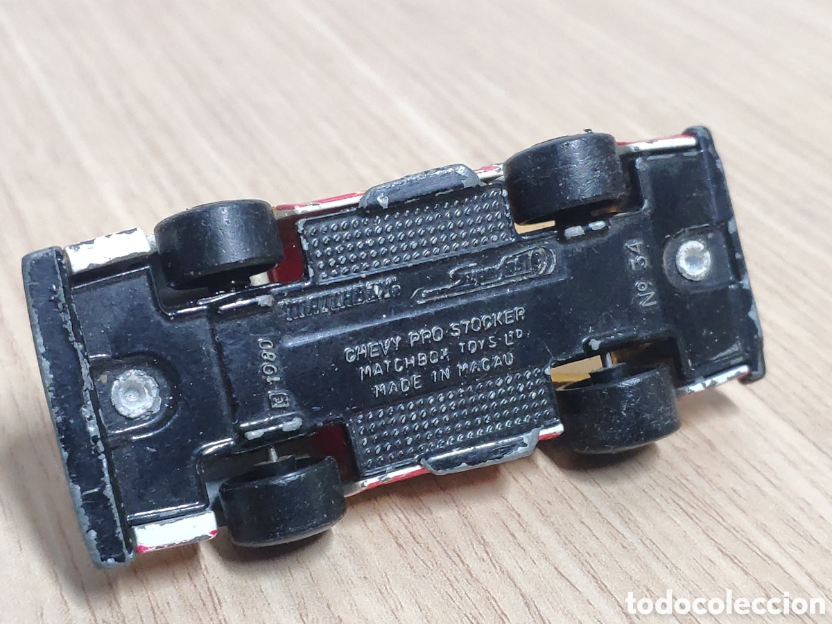 Coches a escala Matchbox: COLECCIONABLE MATCHBOX PEPSI CHEVY PRO STOCKER MACAU SUPERFAST - Foto 6