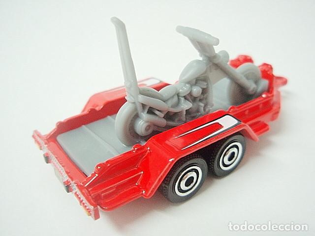 Coches a escala Matchbox: MATCHBOX MB1215 A * 15 TRAILER WITH CHOPPER - Foto 2