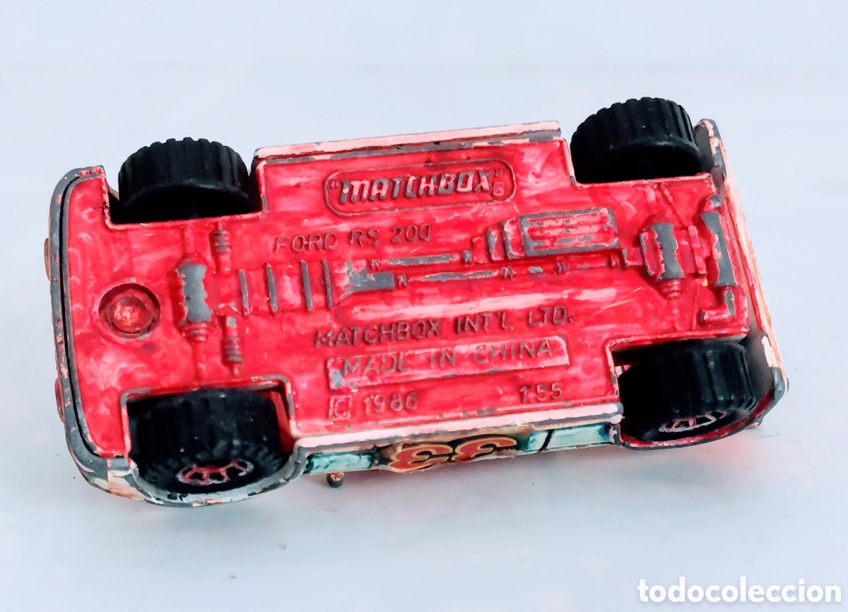 Coches a escala Matchbox: FORD RS 200/ MATCHBOX / 1:64 APROX / - Foto 7