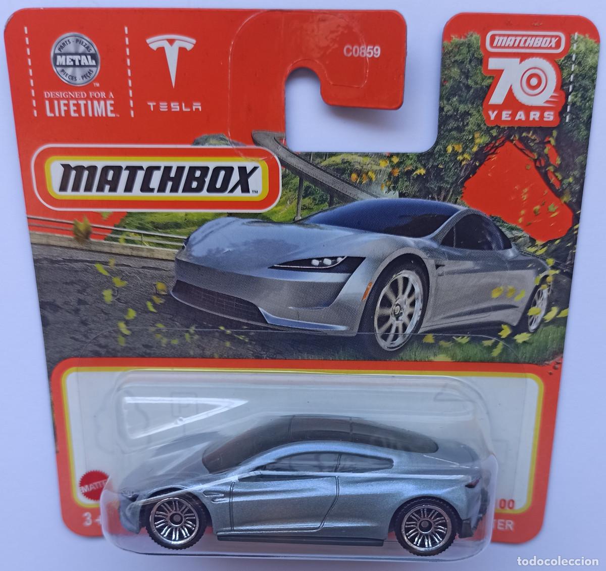 Coches a escala Matchbox: MATCHBOX TESLA ROADSTER. 91/100 - Foto 2