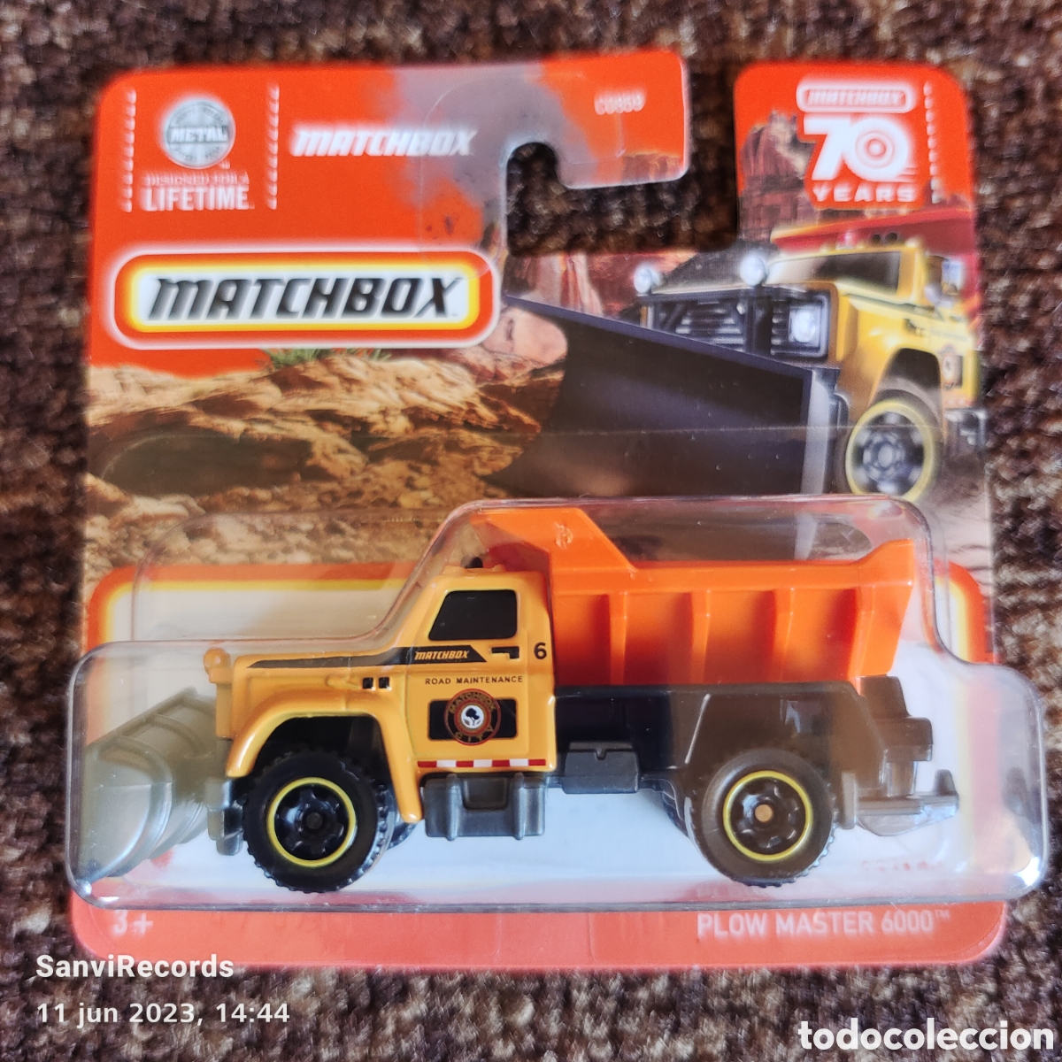 Coches a escala Matchbox: MATCHBOX 64/100: PLOW MASTER 6000 (MATTEL) - Foto 1