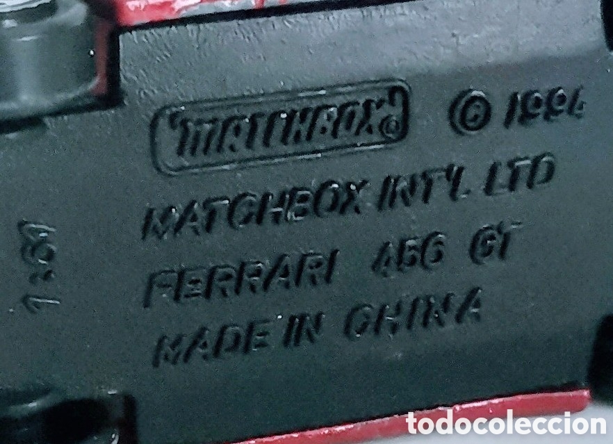 Coches a escala Matchbox: FERRARI 456 GT / MATCHBOX / 1:6 / - Foto 9