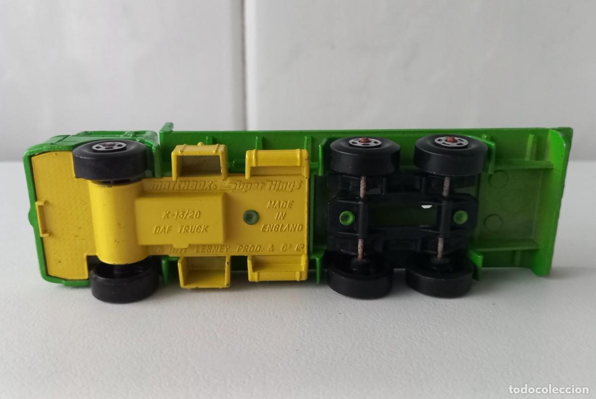 Coches a escala Matchbox: DAF de 3 ejes, cami&oacute;n plataforma - Foto 5