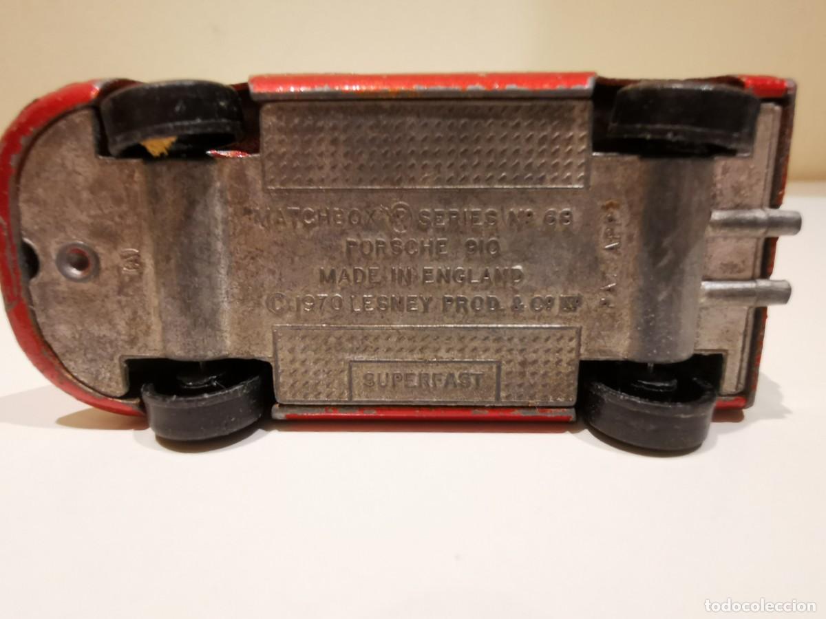 Coches a escala Matchbox: Matchbox Porsche 910 1/64 - Foto 5