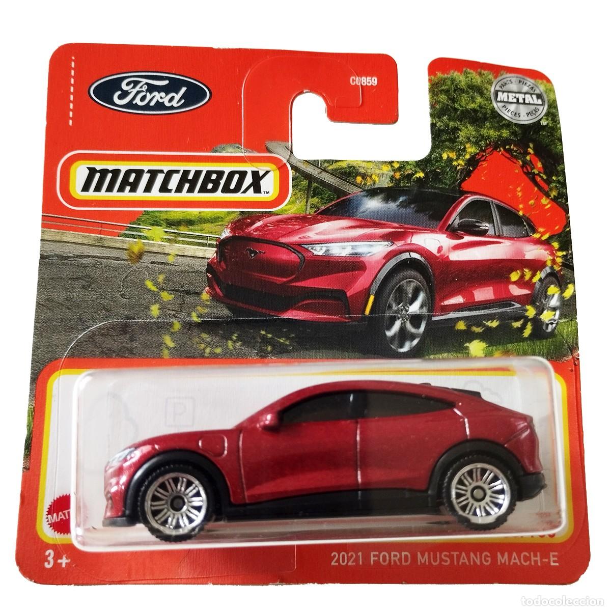 Coches a escala Matchbox: 2021 Ford Mustang March-E Garnet-Matchbox - Foto 1