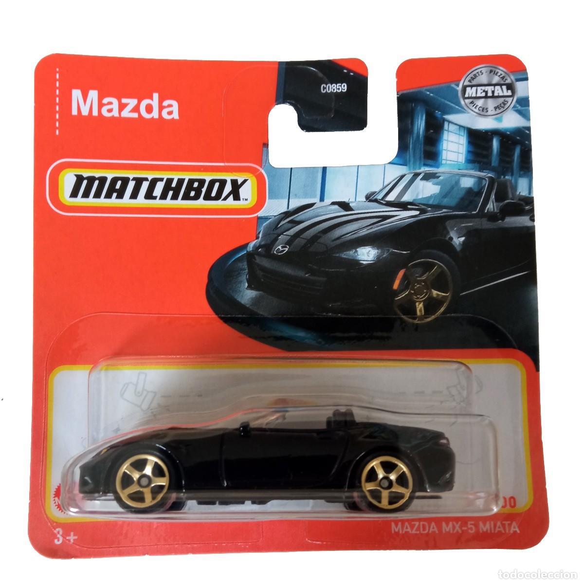 Coches a escala Matchbox: Mazda MX-5 Miata Cabriolet Black-Matchbox - Foto 1