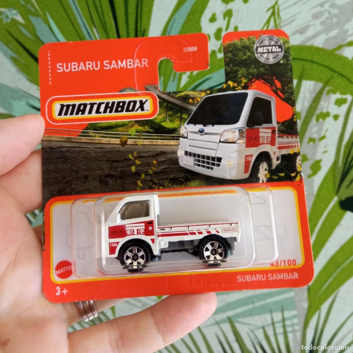 Coches a escala Matchbox: Subaru Sambar White-Matchbox - Foto 1