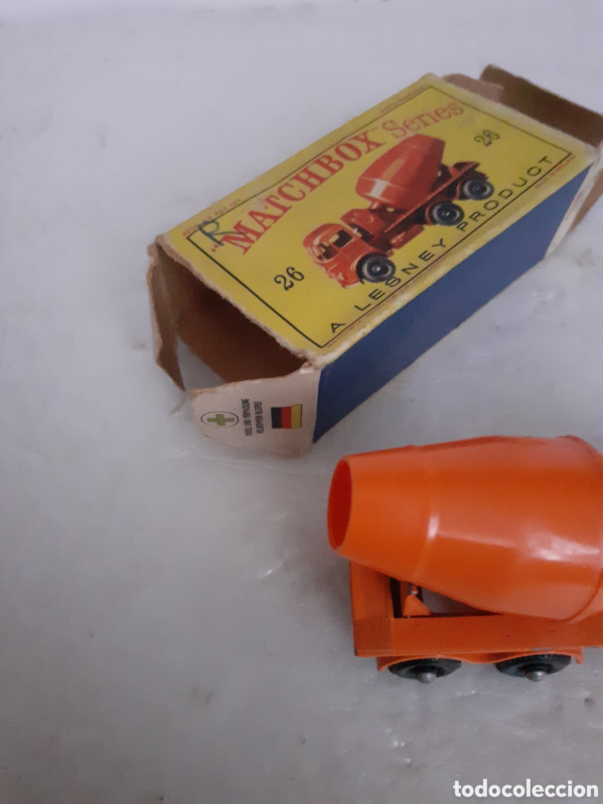 Coches a escala Matchbox: MATCHBOX CAMION CEMENT LORRY REF 26 EN CAJA - Foto 3