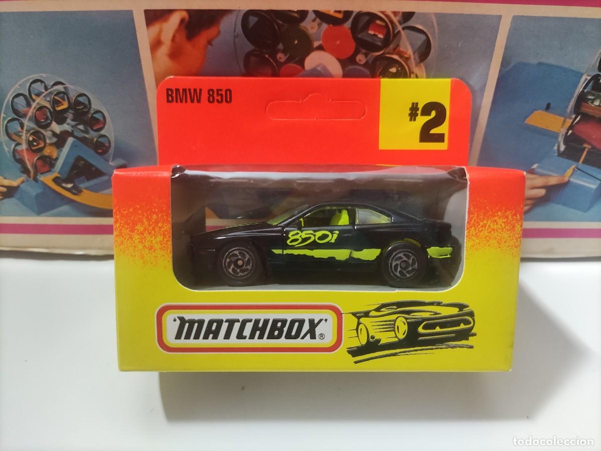 Coches a escala Matchbox: Coche Matchbox #2 BMW 850 en su caja (LCC) - Foto 1