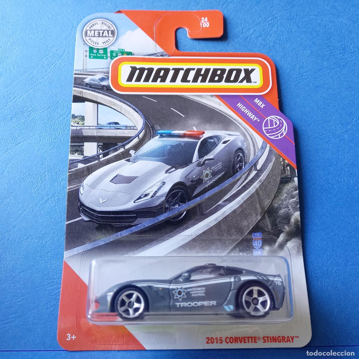 Coches a escala Matchbox: MATCHBOX CORVETTE STINGRAY A&Ntilde;O 2015 Z58 - Foto 1