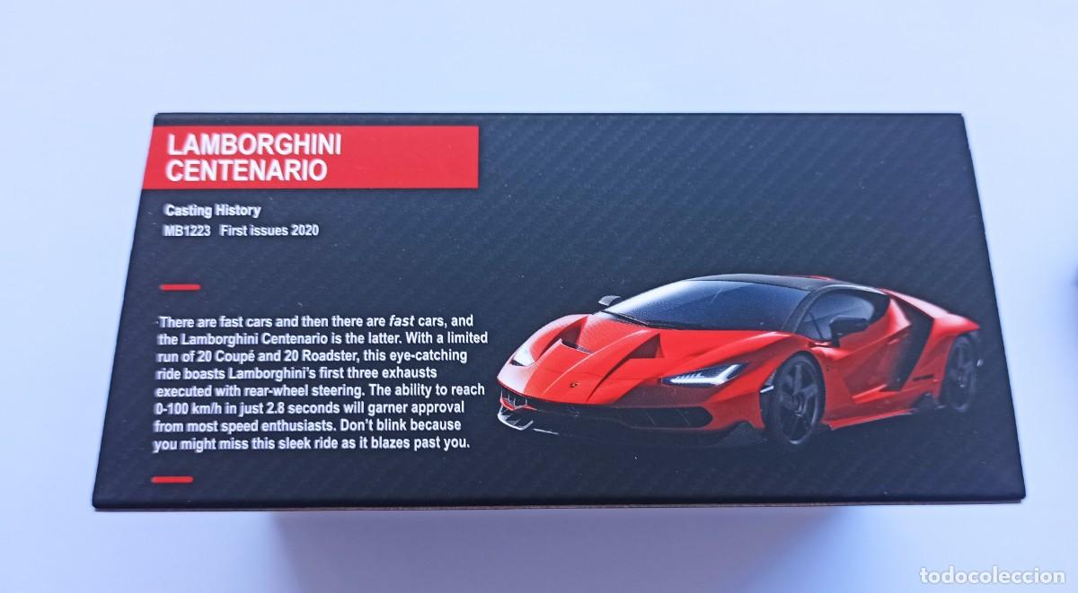 Coches a escala Matchbox: MATCHBOX LAMBORGHINI CENTENARIO. - Foto 5