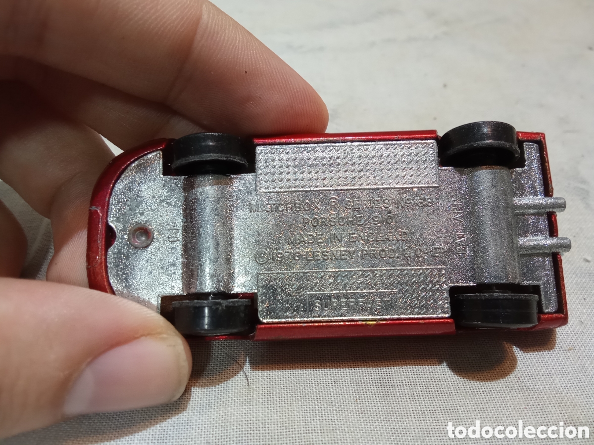 Coches a escala Matchbox: PORSCHE 910 N&deg;63 DE MATCHBOX - Foto 5