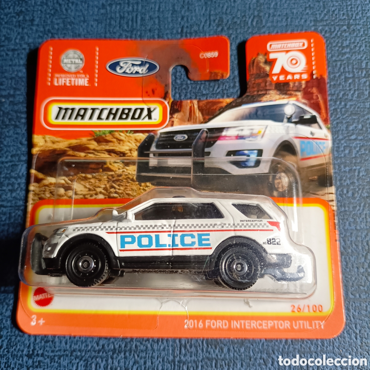 Coches a escala Matchbox: MATCHBOX. 2016 FORD INTERCEPTOR UTILITY. 26/100 - Foto 1