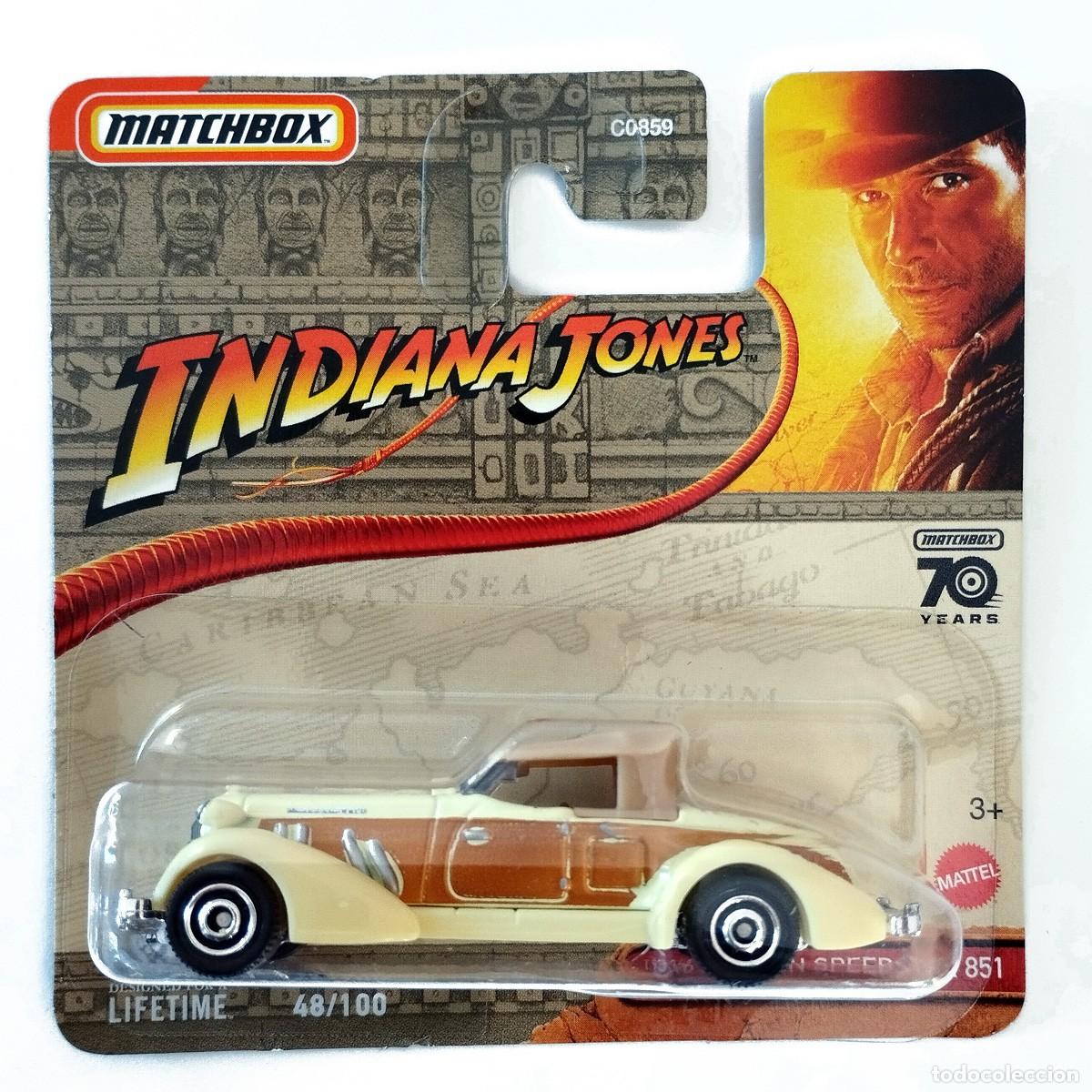 Auto in scala Matchbox: 1936 Auburn Speedster 851 Indiana Jones-Matchbox