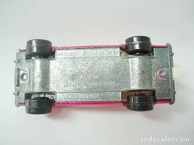 Coches a escala Matchbox: MATCHBOX SF MB54 54 B FORD CAPRI - Foto 7